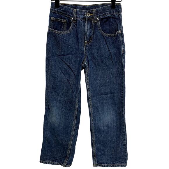 Faded Glory Boys Dark Wash Jeans 10R - Picture 1 of 3